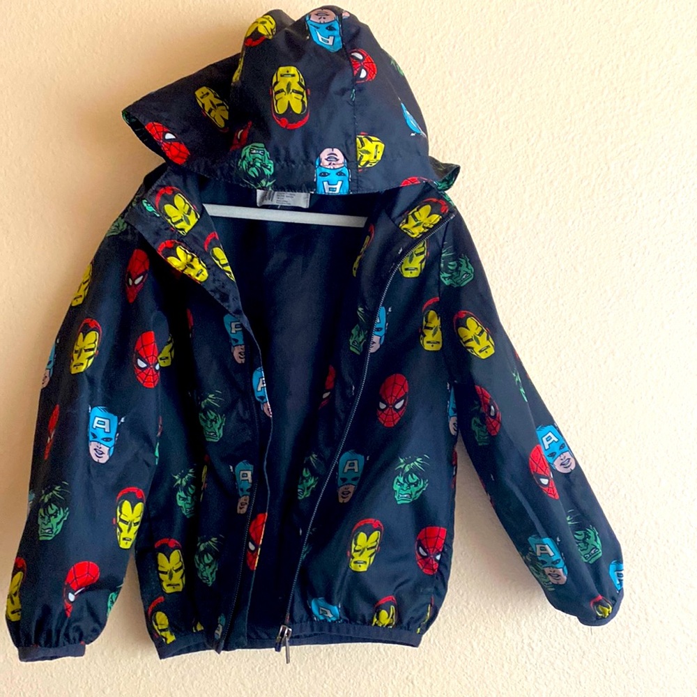 Marvel lightweight jacket size 3-4T
